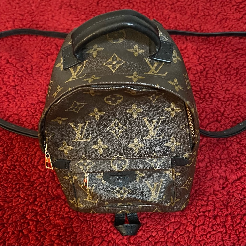 LOUIS VUITTON AUTHENTIC MINI PALM SPRINGS MONOGRAM BACKPACK. NWOT. - Picture 1 of 12